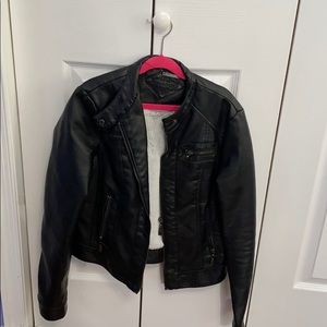 Faux Leather Jacket
